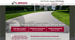 Desktop Screenshot of broweasphalt.com